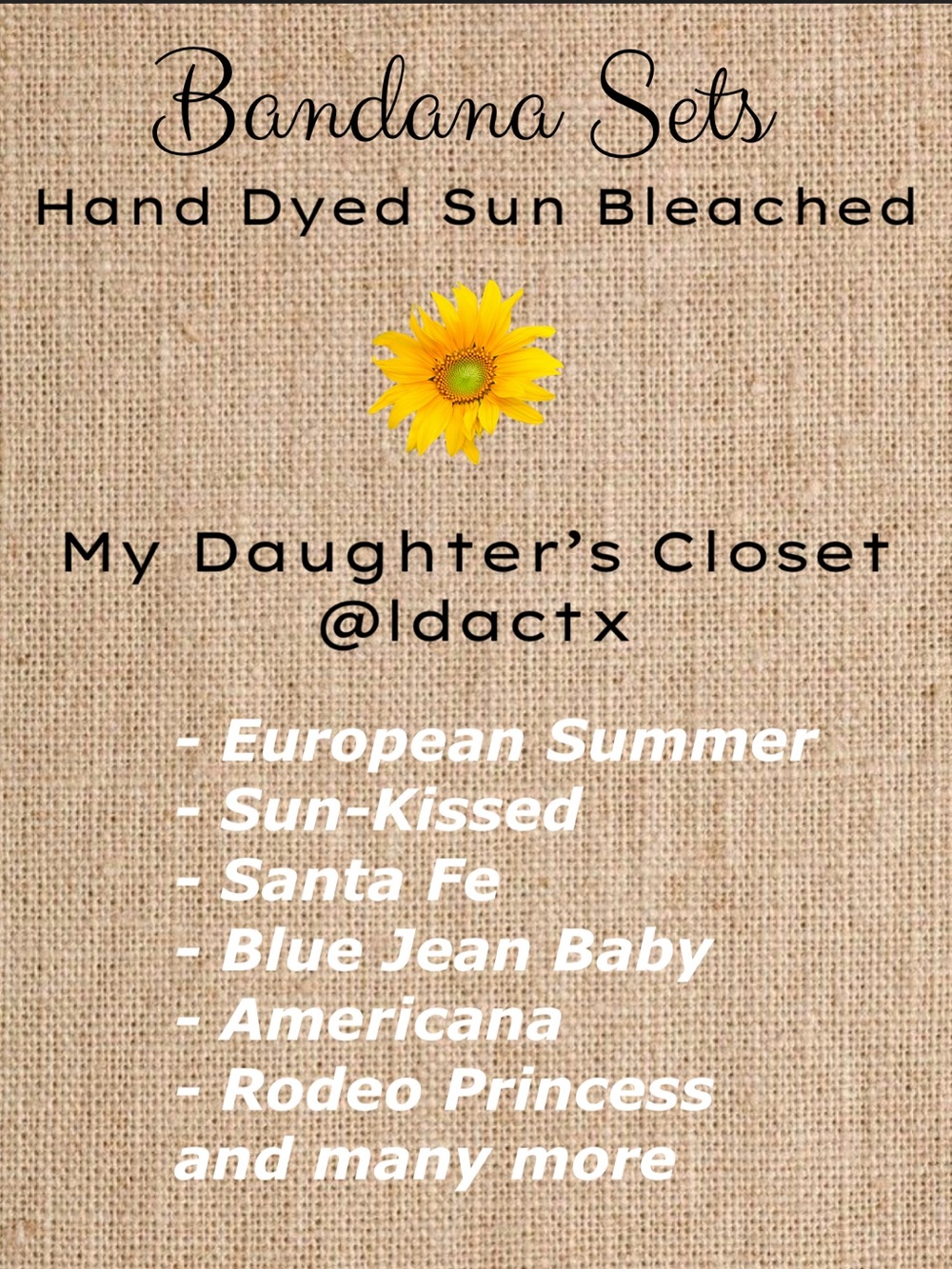 BANDANAS BANDANA SETS Scarf Hair Tie Headband @ldactx